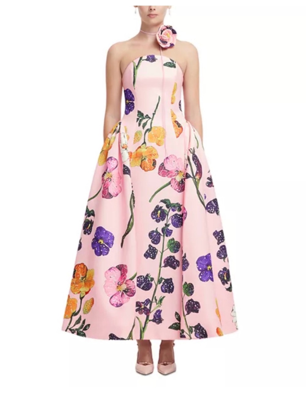 Leo Lin Violet Bustier Maxi Dress